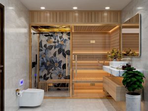 Phòng xông hơi đẹp - Tân Tiến Sauna