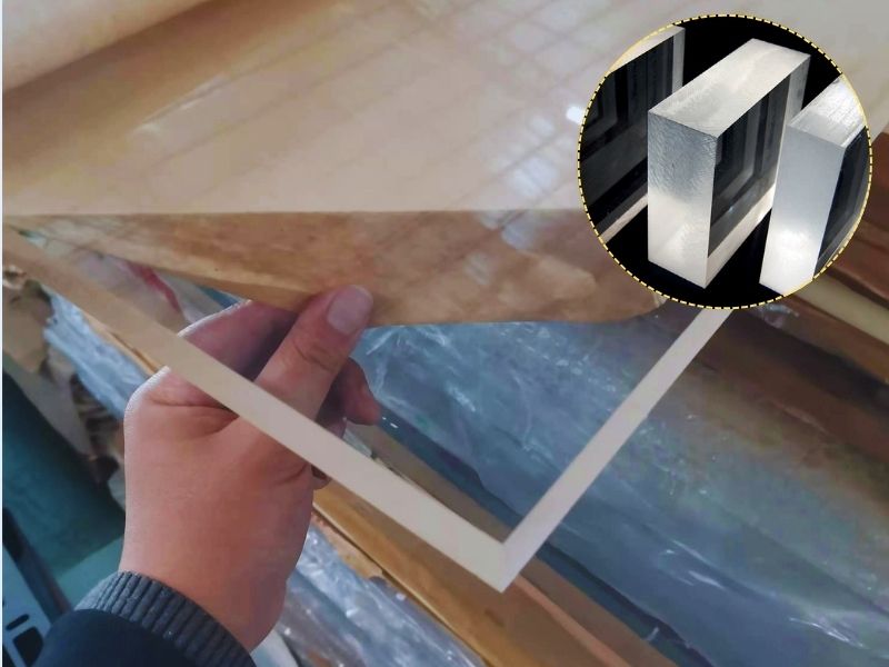 Tấm Acrylic trong suốt cho bể bơi - Tân Tiến Pool