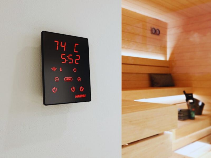 Lắp đặt bảng điều khiển xông hươi - Tân Tiến Sauna