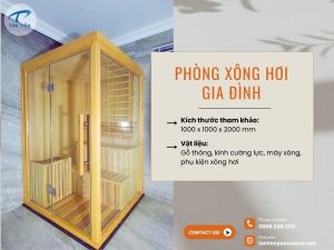 Lắp đặt phòng xông hơi chuyên nghiệp - Tân Tiến Pool