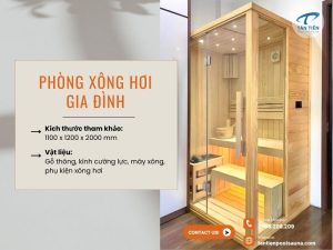 Lắp đặt phòng xông hơi chuyên nghiệp - Tân Tiến Pool