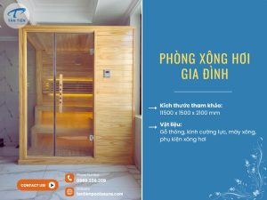 Lắp đặt phòng xông hơi chuyên nghiệp - Tân Tiến Pool