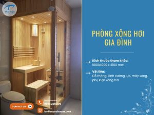 Lắp đặt phòng xông hơi chuyên nghiệp - Tân Tiến Pool