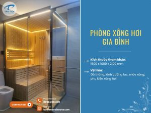 Lắp đặt phòng xông hơi chuyên nghiệp - Tân Tiến Pool