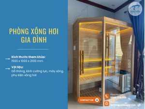 Lắp đặt phòng xông hơi chuyên nghiệp - Tân Tiến Pool