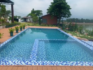 Bể bơi homestay happy hill Ba Vì