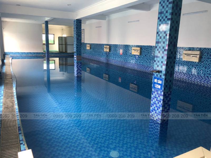 Tân Tiến Pool thi công bể bơi kinh doanh tại Phú Thọ