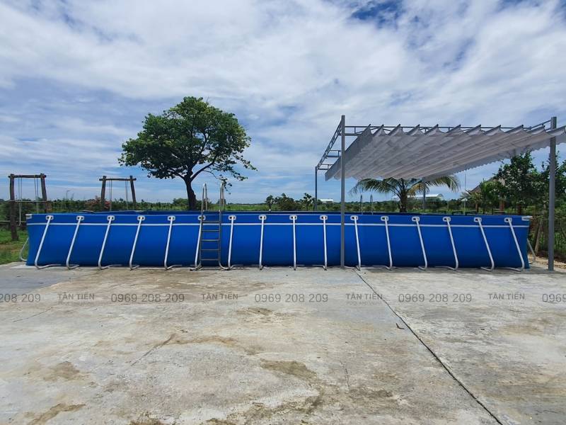 Bể bơi bạt chú Lượng Quốc Oai - Tân Tiến Pool