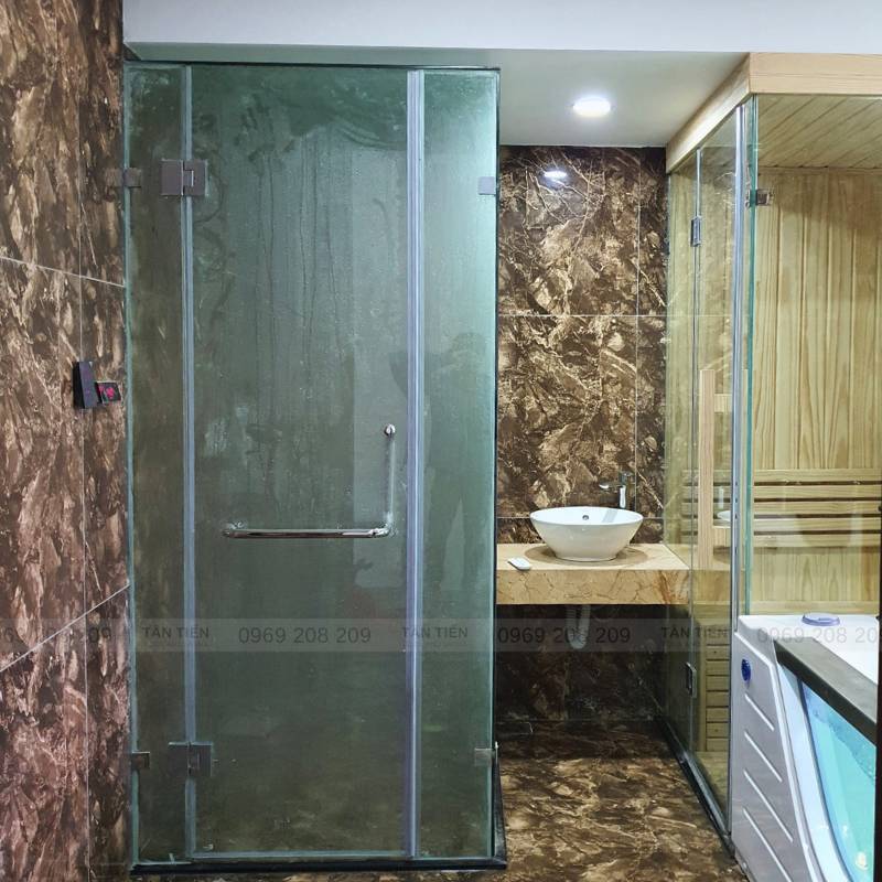Thi công phòng xông hơi cao cấp - Tân Tiến Pool