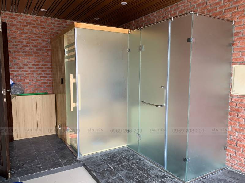 Thi công phòng xông hơi cao cấp - Tân Tiến Pool