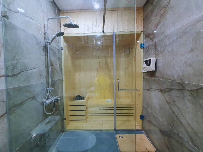 Lắp đặt phòng xông hơi gia đình - Tân Tiến Pool
