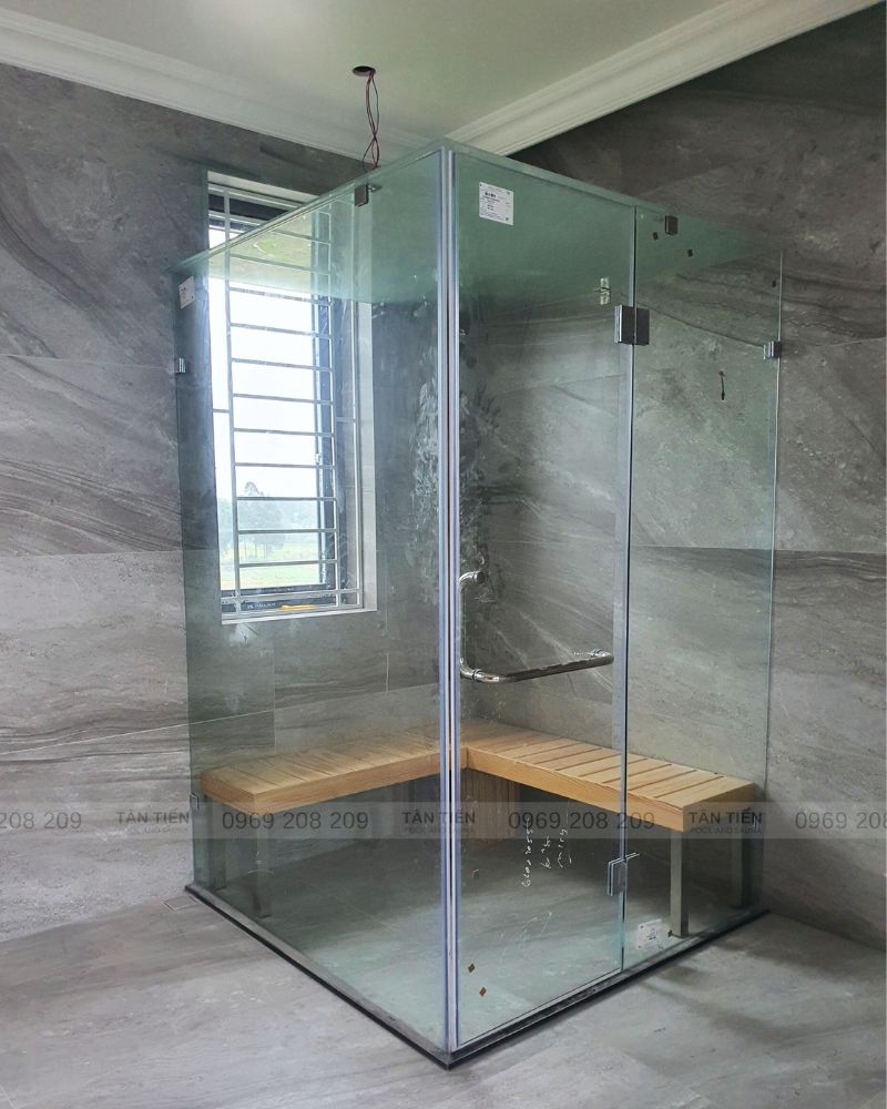 Tân Tiến thi công lắp đặt phòng xông chuyên nghiệp