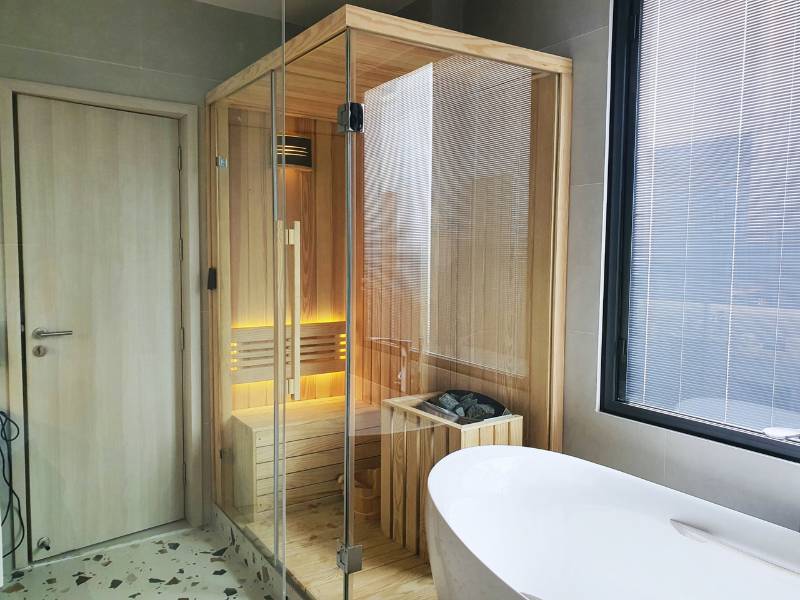 Thi công xông hơi cao cấp - Tân Tiến Sauna