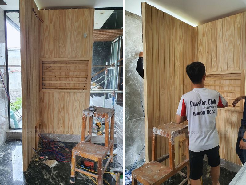Lắp đặt phòng xông hơi chuyên nghiệp - Tân Tiến Sauna
