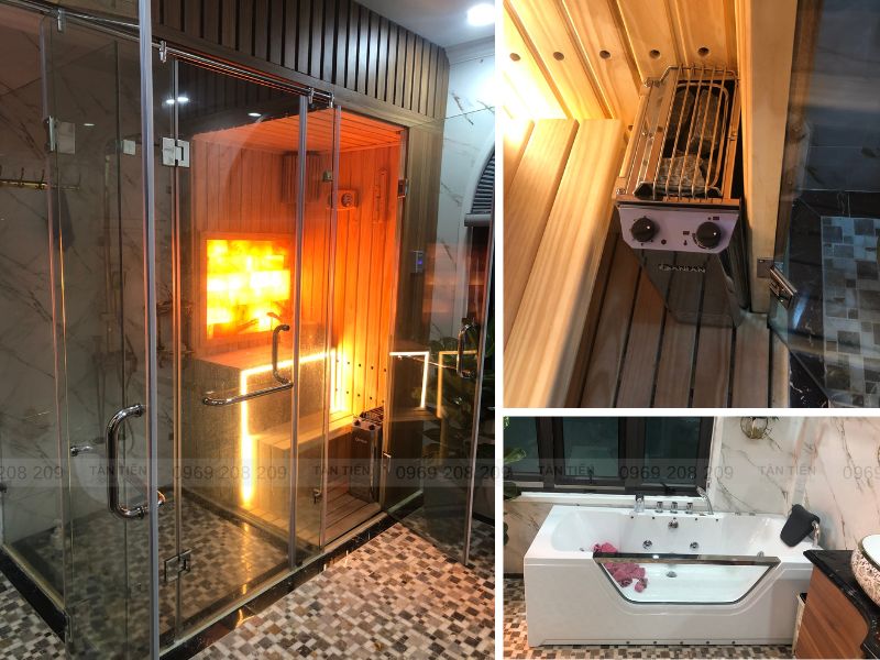 Lắp đặt phòng xông hơi chuyên nghiệp - Tân Tiến Sauna