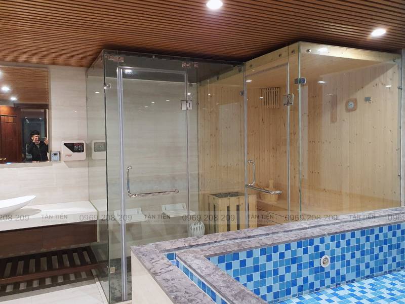 Tân Tiến Sauna - Thiết kế thi công phòng xông hơi