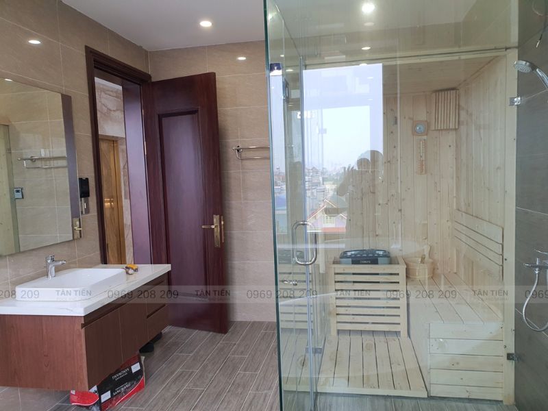 Tân Tiến Sauna - Thi công xông hơi chuyên nghiệp