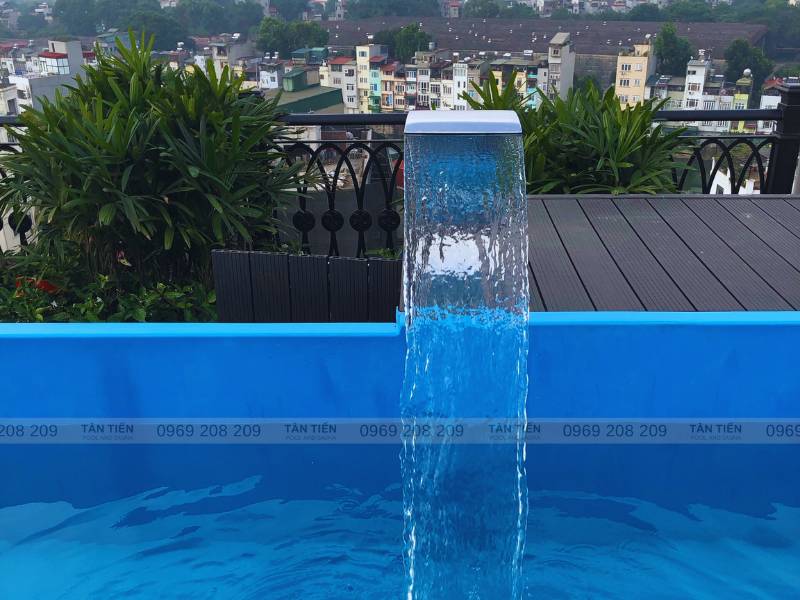 Bể bơi composite Long Biên Hà Nội - Tân Tiến Pool