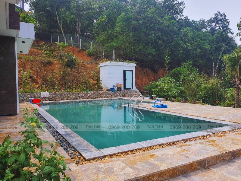 Thi công bể bơi gia đình chuyên nghiệp - Tân Tiến Pool