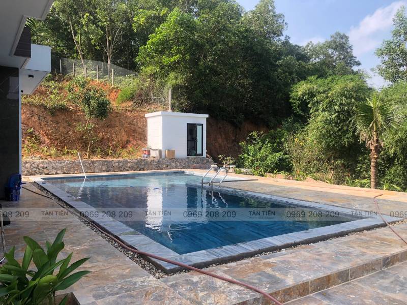 Thi công bể bơi gia đình chuyên nghiệp - Tân Tiến Pool