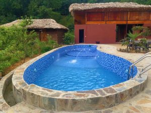 Thi công bể bơi chị Thủy homestay Lào Cai- Tân Tiến Pool