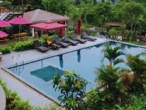 Thi công bể bơi homestay Yên Villa Ba Vì