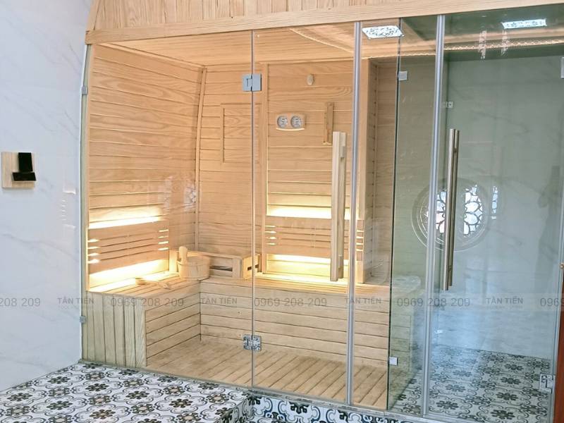 Tân Tiến Sauna - Thiết kế thi công phòng xông hơi