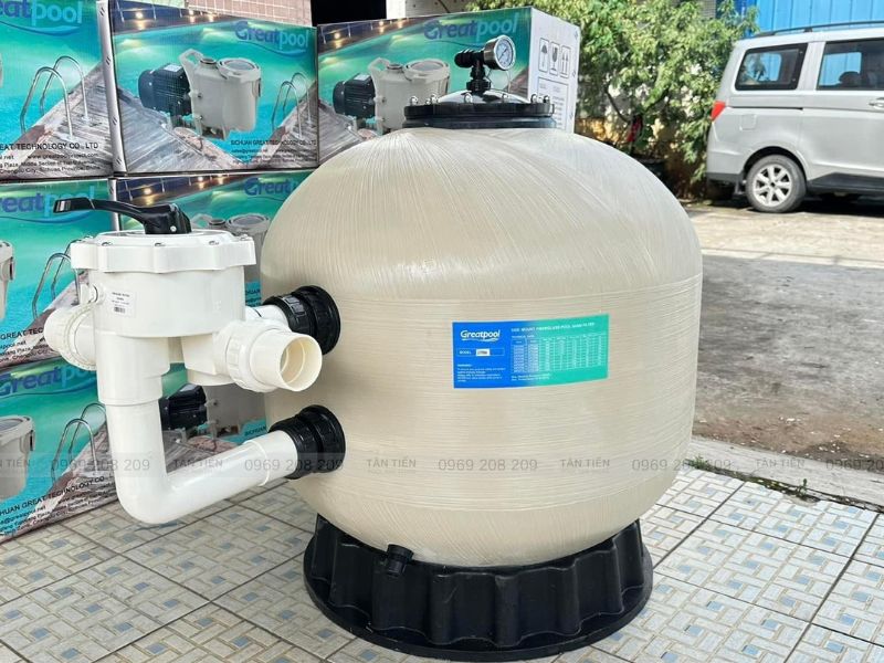 Bình lọc cát bể bơi - Tân Tiến Pool Sauna