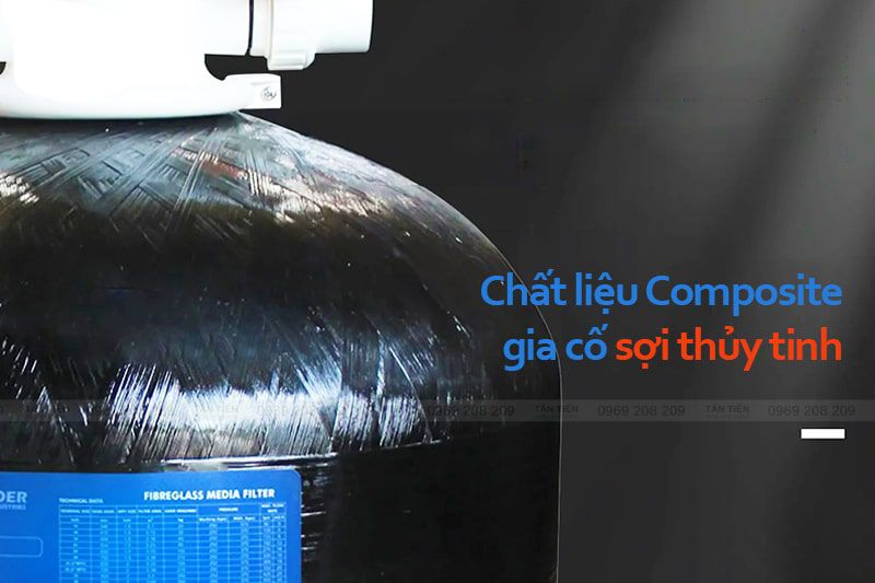 Bình lọc cát bể bơi chất liệu Composite