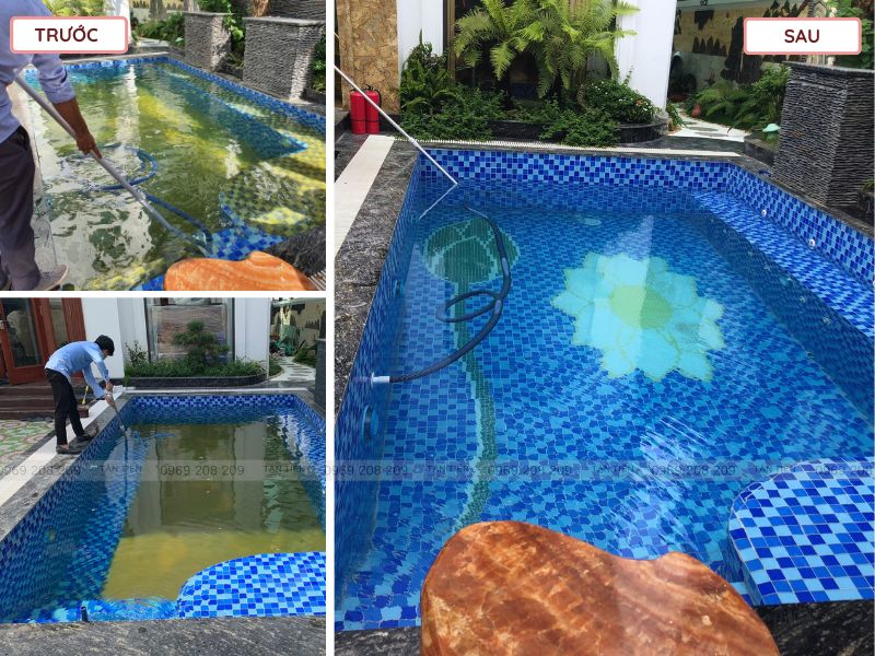 Dịch vụ xử lý nước bể bơi chuyên nghiệp - Tân Tiến Pool