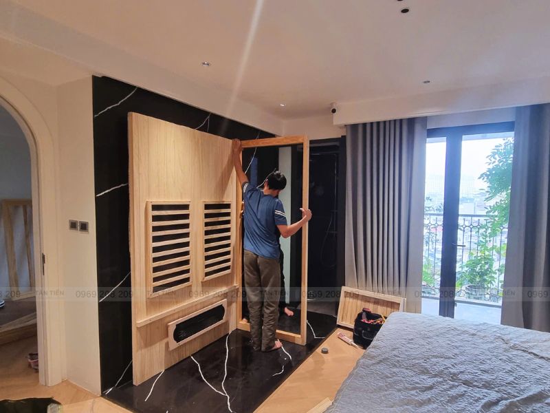 Dịch vụ thi công phòng xông hơi chuyên nghiệp