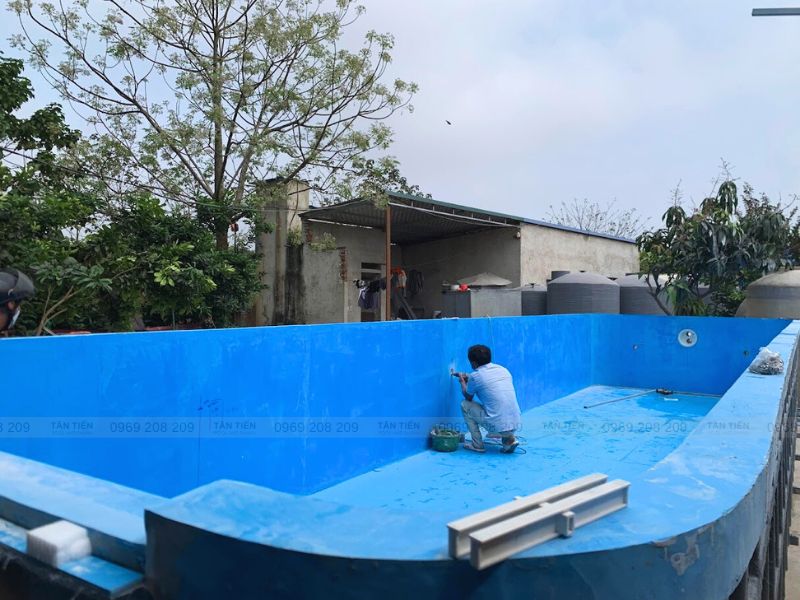 gia công bể bơi composite chuyên nghiệp 
