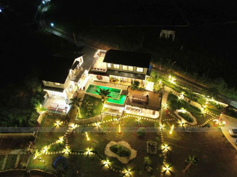 Thi công bể bơi homestay