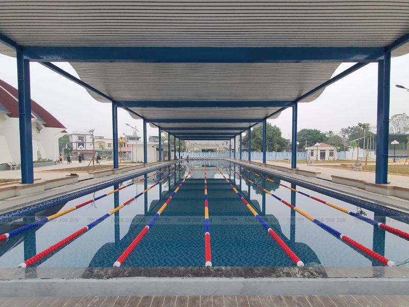Thi công bể bơi chuyên nghiệp - Tân Tiến Pool Sauna