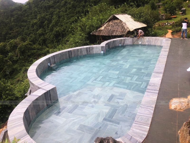 Thi công bể bơi chuyên nghiệp - Tân Tiến Pool Sauna