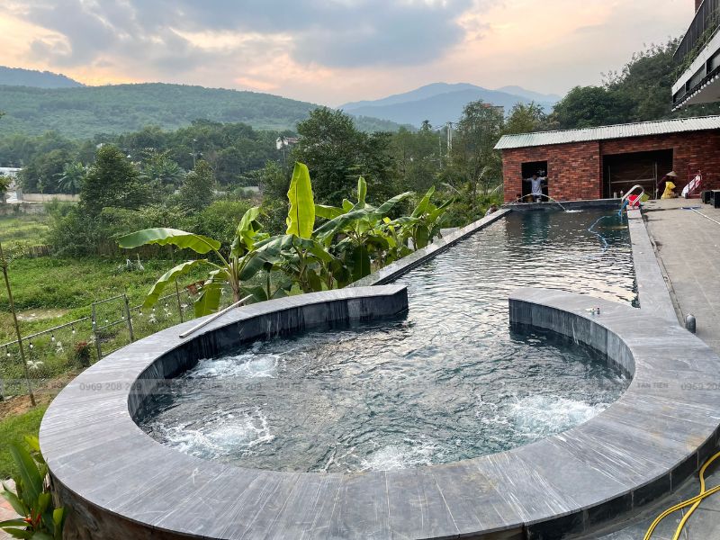 Thiết kế bể bơi kinh doanh - Tân Tiến Pool