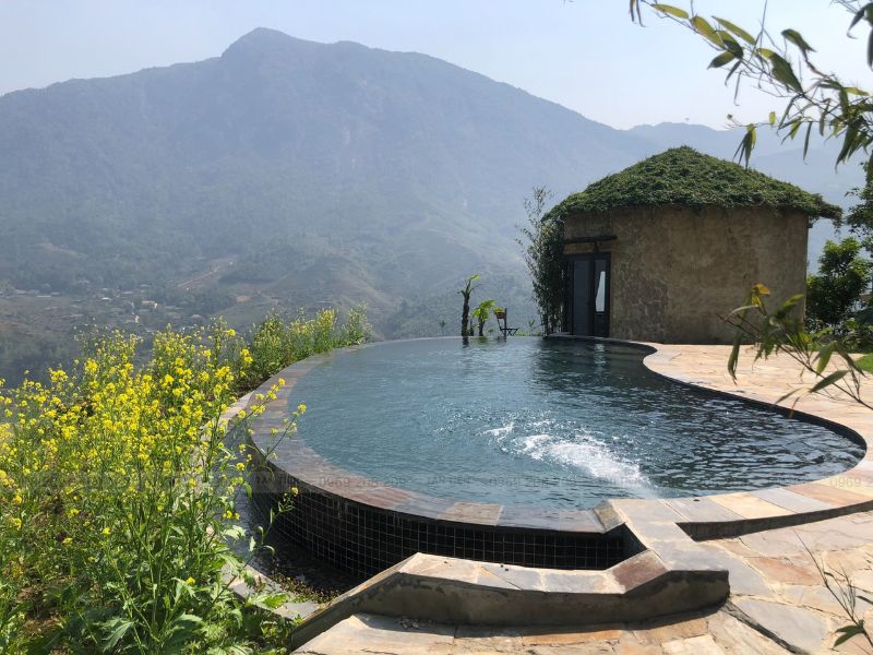 Bể bơi vô cực tại Sapa