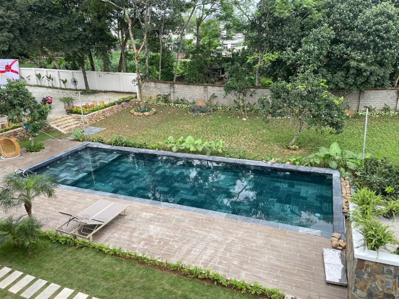 Bể bơi homestay Laki Villa Vân Hòa 