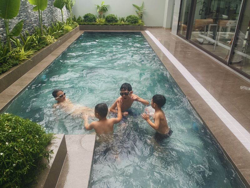 Bể bơi gia đình kích thước 9x3m tại Hải Phòng