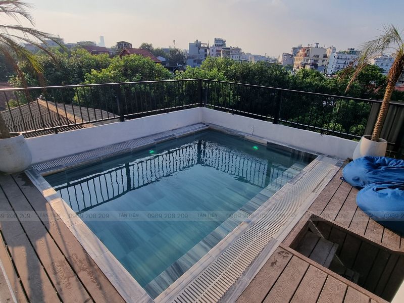 Bể bơi composite Tân Tiến Pool