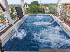 Thi công bể bơi tầng thượng tại Hưng Yên