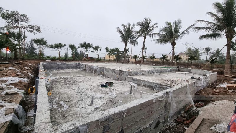 Thi công bể bơi chuyên nghiệp - Tân Tiến Pool