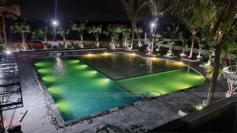 Thi công bể bơi chuyên nghiệp - Tân Tiến Pool 