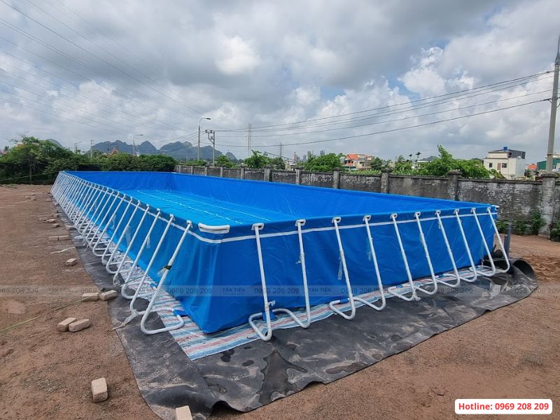 Bể bơi bạt trường học