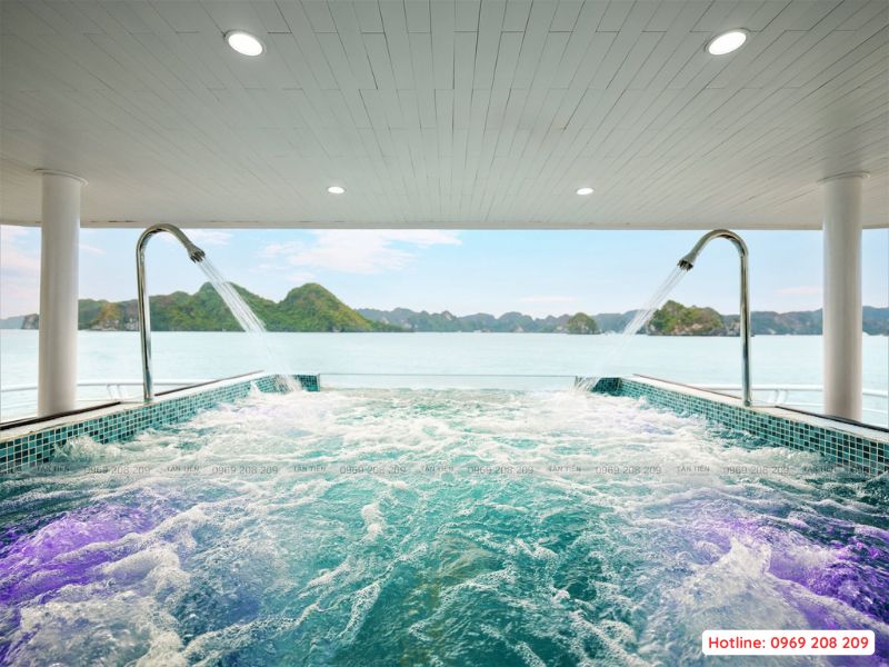 Hệ thống đầu sục massage mạnh mẽ 