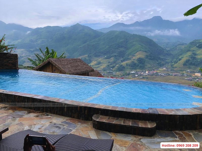 Thi công bể bơi chuyên nghiệp - Tân Tiến Pool 