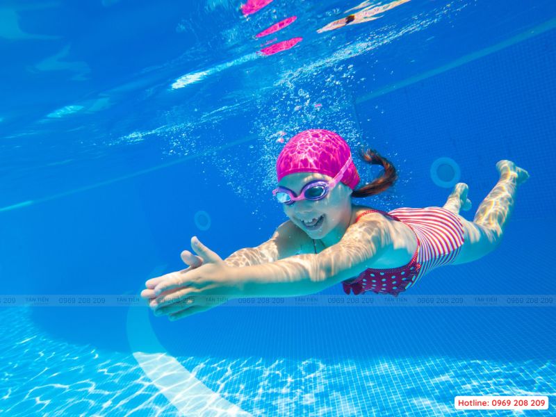 Thi công bể bơi trường học - Tân Tiến Pool