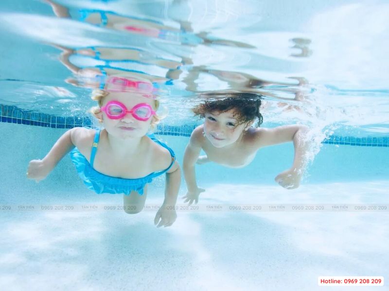 Thi công bể bơi trường học - Tân Tiến Pool