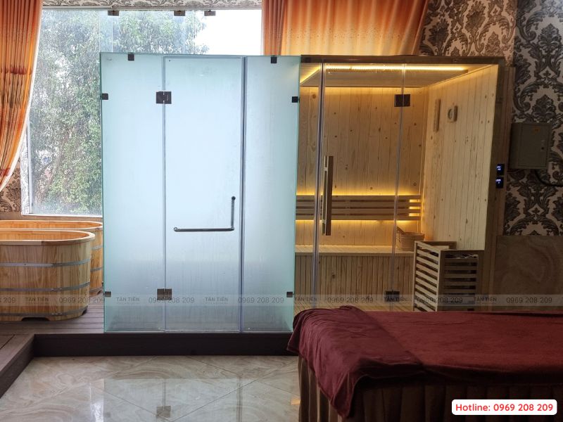 Thi công lắp đặt phòng xông hơi - Tân Tiến Pool Sauna