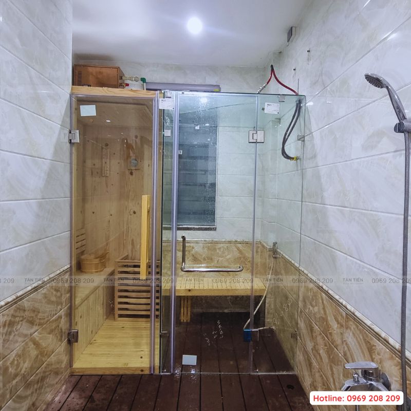 Thi công lắp đặt phòng xông hơi - Tân Tiến Pool Sauna